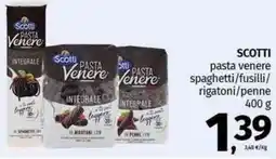 Pam SCOTTI pasta venere spaghetti/fusilli/ rigatoni/penne offerta