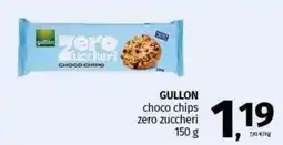 Pam GULLON choco chips zero zuccheri offerta