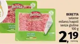 Pam BERETTA salame milano/napoli senza glutine offerta