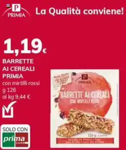 Basko Barrette ai cereali PRIMIA offerta