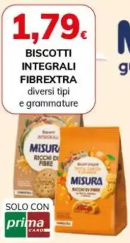 Basko Biscotti integrali fibrextra offerta