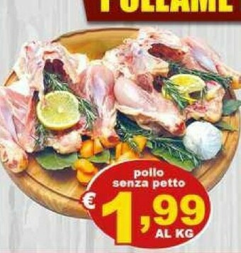 Pollo senza petto
