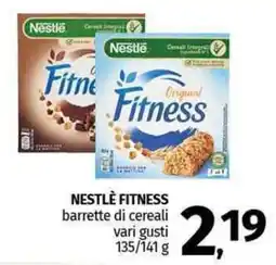 Pam NESTLE FITNESS barrette di cereali vari gusti offerta