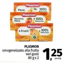 Pam PLASMON omogeneizzato alla frutta vari gusti offerta