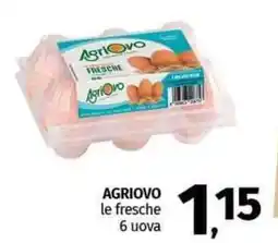 Pam AGRIOVO le fresche 6 uova offerta