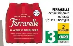 Pam FERRARELLE acqua minerale naturale offerta
