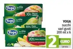 Pam YOGA succhi vari gusti offerta