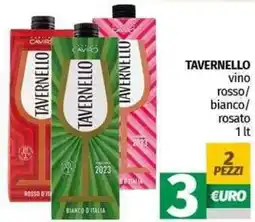 Pam TAVERNELLO vino rosso/ bianco/ rosato offerta