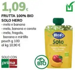 Basko Frutta 100% bio solo HERO offerta
