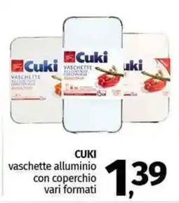 Pam CUKI vaschette alluminio con coperchio vari formati offerta