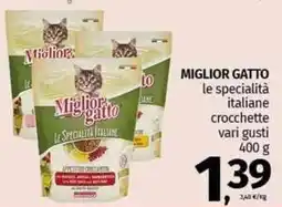 Pam MIGLIOR GATTO le specialità italiane crocchette vari gusti offerta