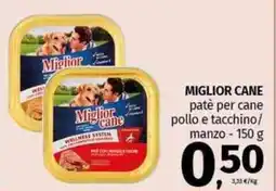 Pam MIGLIOR CANE patè per cane pollo e tacchino/ manzo offerta