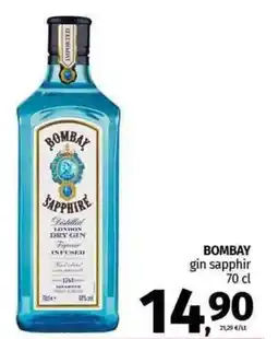 Pam BOMBAY gin sapphir offerta