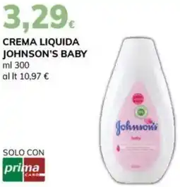 Basko Crema liquida JOHNSON'S BABY offerta