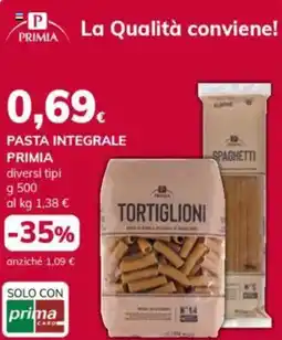 Basko Pasta integrale PRIMIA offerta