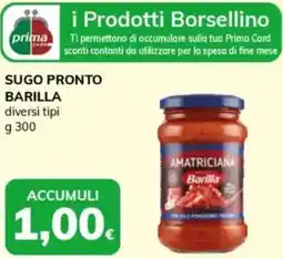 Basko Sugo pronto BARILLA offerta