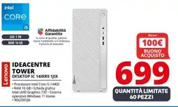 Comet Lenovo IDEACENTRE TOWER DESKTOP IC 14IRR9 1JIX offerta