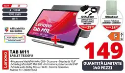 Comet Lenovo TAB M11 TABLET TB330FU offerta