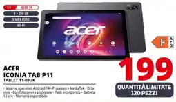 Comet ACER ICONIA TAB P11 TABLET 11-89UK offerta