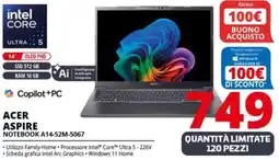 Comet ACER ASPIRE NOTEBOOK A14-52M-5067 offerta