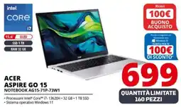 Comet ACER ASPIRE GO 15 NOTEBOOK AG15-71P-73W1 offerta