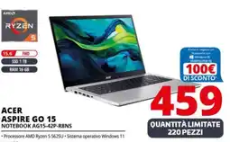 Comet ACER ASPIRE GO 15 NOTEBOOK AG15-42P-R8NS offerta