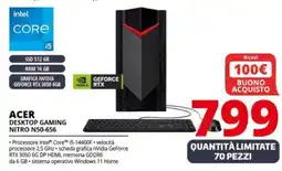 Comet ACER DESKTOP GAMING NITRO N50-656 offerta