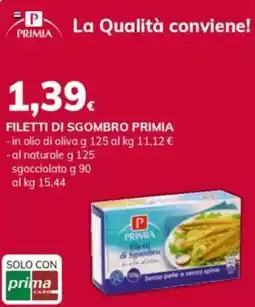 Basko Filetti di sgombro PRIMIA offerta