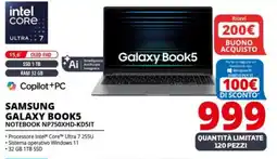 Comet GALAXY BOOK5 NOTEBOOK NP750XHD-KD5IT offerta