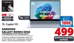 Comet SAMSUNG GALAXY BOOK4 EDGE CHROMEBOOK NP750XQA-KB1IT offerta