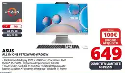 Comet ASUS ALL IN ONE F3702WFAK-WA002W offerta