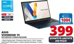 Comet ASUS VIVOBOOK 15 NOTEBOOK F1504VA-NJ2246W offerta