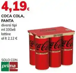 Basko Coca cola, FANTA offerta