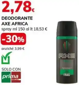 Basko Deodorante AXE AFRICA offerta