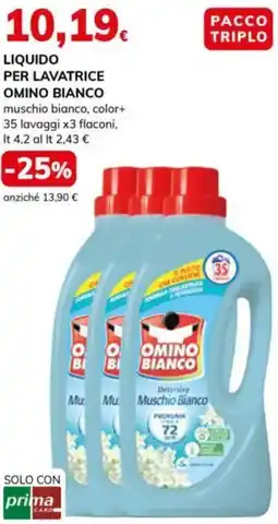 Basko Liquido per lavatrice OMINO BIANCO offerta