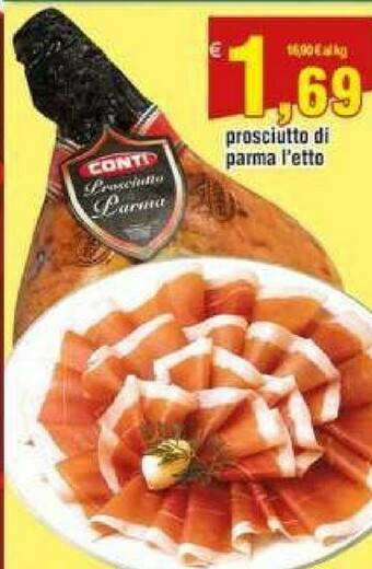 Idromarket Prosciutto di parma offerta