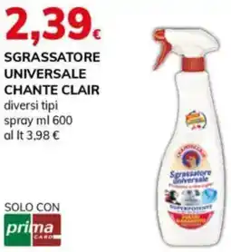 Basko Sgrassatore universale CHANTE CLAIR offerta