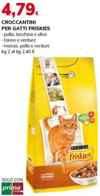 Basko Croccantini per gatti FRISKIES offerta