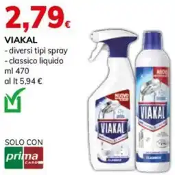 Basko Viakal- diversi tipi spray - classico liquido offerta