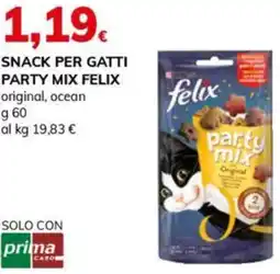 Basko Snack per gatti party mix FELIX offerta