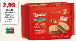 Basko Loacker gelato biscotto offerta