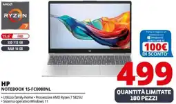Comet HP NOTEBOOK 15-FC0080NL offerta