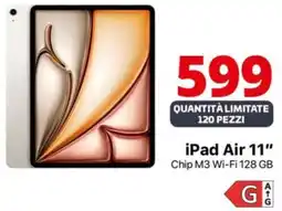 Comet iPad Air 11" Chip M3 Wi-Fi 128 GB offerta