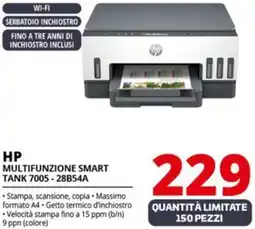 Comet HP MULTIFUNZIONE SMART TANK 7005 - 28B54A offerta