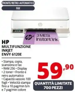 Comet HP MULTIFUNZIONE INKJET ENVY 6120E offerta