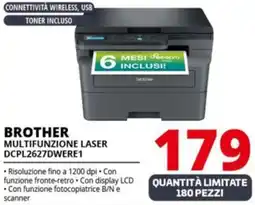 Comet BROTHER MULTIFUNZIONE LASER DCPL2627DWERE1 offerta