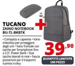 Comet TUCANO ZAINO NOTEBOOK BU-TL-BKBTK offerta