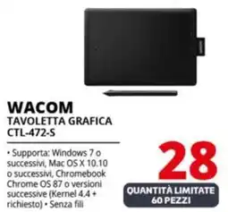 Comet WACOM TAVOLETTA GRAFICA CTL-472-S offerta