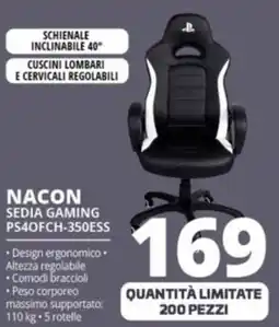 Comet NACON SEDIA GAMING PS4OFCH-350ESS offerta