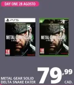 Comet METAL GEAR SOLID DELTA SNAKE EATER offerta